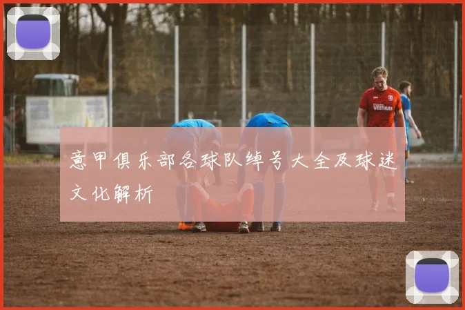 意甲俱乐部各球队绰号大全及球迷文化解析